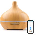 Ulteronixshop - meross diffuseur d'huiles essentielles connect�, diffuseur d'ar�me wifi ultrasonique ...