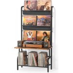 Ulteronixshop - meuble tourne - disque avec rangement vinyles ¿ support platine vinyle pour jusqu�� ...