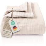 Ulteronixshop - premium mousseline couvre - lit 150 x 200 cm - 100% coton - couverture en coton extra ...