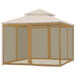 Ulteronixshop - moustiquaire de remplacement pour tonnelle avec fermeture eclair, moustiquaire pour parapluies ...