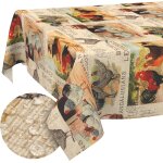 Ulteronixshop - nappe en tissu lavable, facile d'entretien, effet lotus, r�sistante � la salet� et � ...