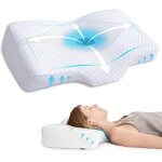 Ulteronixshop - oreiller ergonomique � m�moire de forme, oreillers ergonomiques pour la nuque, oreiller ...
