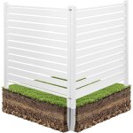 Ulteronixshop - panneau brise vue ext�rieur 122x122 cm cl�ture de jardin a persiennes kit 2 panneaux ...