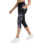 Ulteronixshop - pantalon de sport 3 / 4 pour femme - avec poches - opaque - pantalon de fitness - pantalon ...