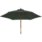 Ulteronixshop - parasol de 240 cm, vert, inclinable, sortie de vent, protection uv 50, vert, 240 cm