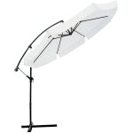 Ulteronixshop - parasol de jardin 300 cm hauteur 2, 5 m avec bras d�centr�, tissu imperm�able et anti ...
