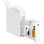 Ulteronixshop - petit meuble de salle de bains, meuble wc rangement etroit pour papier toilette, armoire ...