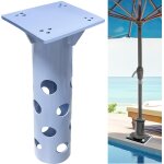 Ulteronixshop - pied de parasol - douille de sol pour parasol - plaque de base universelle pour parasol ...