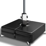 Ulteronixshop - pied de parasol noir 1 pi�ce ¿ design lourd et el�gant ¿ socle pratique en acier ¿ ...