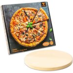 Ulteronixshop - pierre � pizza xl - diam�tre : 320 mm - epaisseur : 20 mm - pour four � pierre, barbecue ...