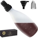 Ulteronixshop - pinceau en silicone avec distributeur solution 2 en 1 pinceau � barbecue / pinceau � ...