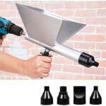Ulteronixshop - pistolet joint electrique portable avec 4 embouts, pistolet ciment electrique, sans perceuse ...