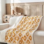 Ulteronixshop - plaid polaire sherpa couverture polaire couverture de canap� plaid fourrure boheme ultra ...