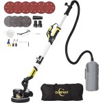 Ulteronixshop - ponceuse girafe, girafe ponceuse 750w, led poign�e t�lescopique moteur, 7 niveaux vitesses ...