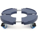 Ulteronixshop - porte plante a roulettes rotation a 360, capacit� de 200 kg, plateau roulant r�glable ...