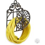 Ulteronixshop - porte tuyau arrosage support tuyau arrosage fonte fer hxlxp: 50 x 32 x 20 cm, bronze