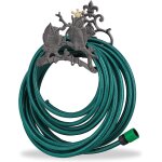 Ulteronixshop - porte tuyau chouette support pour tuyau jardin mural enrouleur nostalgique fonte hxlxp: ...