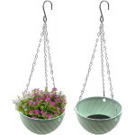 Ulteronixshop - pots de fleurs a suspendre - 2 pi�ces jardiniere suspendue, panier de fleurs a suspendre, ...