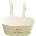 Ulteronixshop - pot de fleurs a suspendre seau en m�tal grands pots de jardin crochet amovible mural ...