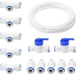 Ulteronixshop - raccord de tuyau d'arrosage de 10 m, kit de connecteur de tuyau d'alimentation en eau, ...