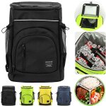 Ulteronixshop - sac isotherme 33l grand, bi�re froide sac a dos pique - nique avec compartiment r�frig�rant, ...