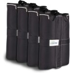 Ulteronixshop - sacs lest sable pour tentes barnum pliant poids lest� pour tonnelle, noir 4 pi�ces / ...