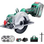 Ulteronixshop - scie circulaire mini sans fil avec 2 vitesses 6700 / 4200 rpm, 20v 4, 0ah batterie, 3 ...