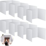 Ulteronixshop - s�parateur de bureau, 8 pi�ces panneau de s�paration de bureau pliable, s�parateur de ...