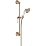 Ulteronixshop - set de douche louise - avec barre, flexible et douchette - design r�tro - economie d�eau ...