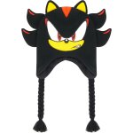 Ulteronixshop - shadow the hedgehog bonnet d'hiver p�ruvien en tricot avec oreilles 3d et pompons noir ...