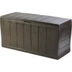 Ulteronixshop - sherwood coffre de rangement ext�rieur en plastique, 117 x 45 x 57. 5 cm ¿ marron