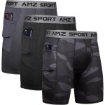 Ulteronixshop - short de compression pour hommes collants de sport cool dry pantalon court de training ...