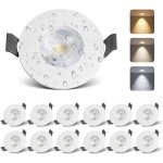Ulteronixshop - spot led encastrable 5w 520lm spot salle de bain ip44 lot de 12 230v spots led plafond ...