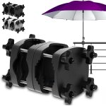 Ulteronixshop - support de parasol pour balcon - noir - r�sistant aux bombes - support de parasol compact ...