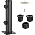 Ulteronixshop - support de parasol d'ext�rieur en fer : ensemble de base de support de parasol pour patio ...