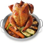 Ulteronixshop - support de poulet de canette de bi�re, r�tissoire de poulet droite en acier inoxydable ...