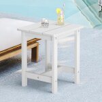 Ulteronixshop - table basse carr�e ext�rieure en hdps, design adirondack, table basse de jardin carr�e ...