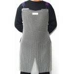 Ulteronixshop - tablier de boucher en acier inoxydable r�sistant aux coupures, avec sangles r�glables, ...