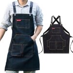 Ulteronixshop - tablier jean avec poches tablier de cuisine en jean r�glable pour hommes et femmes cuisine, ...