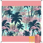 Ulteronixshop - tapis de plage anti - sable 280x300cm couverture pique nique imperm�able & lavable natte ...
