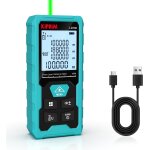 Ulteronixshop - t�l�m�tre laser vert, 100m appareil de mesure num�rique avec batterie usb type c, pr�cision ...
