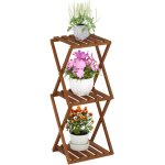 Ulteronixshop - tioman table d'appoint ext�rieure a 3 niveaux, etag�re pliante multifonctionnelle sans ...