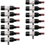 Ulteronixshop - tj. moreetag�re murale pour 12 bouteilles de vin en m�tal robuste pour la maison, le ...
