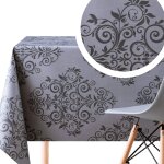 Ulteronixshop - toile cir�e rectangulaire 250x140cm, nappe plastique en pvc essuyable, facile � nettoyer, ...