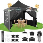 Ulteronixshop - tonnelle barnum pliante 3x3 de jardin ext�rieur professionnel avec 4 parois, sac � roulettes ...