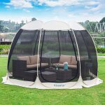 Ulteronixshop - tonnelle de jardin, moustiquaire tonnelle auvent igloo pop up pour 4 - 6 personnes parois, ...