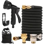 Ulteronixshop - tuyau d'arrosage extensible, 30m / 100ft tuyau arrosage extensible avec pistolet � 8 ...