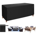 Ulteronixshop - universel housse salon de jardin, imperm�able anti - uv, 420d oxford tissu housse table ...