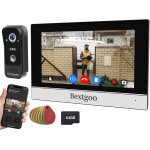 Ulteronixshop - visiophone filaire, 2k visiophone connect� wifi, interphone vid�o 4 fils, moniteur tactile ...