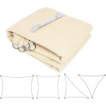 Ulteronixshop - voile d'ombrage 5x5x7 m�tres triangulaire en hdpe auvent pour jardin terrasse anti - ...
